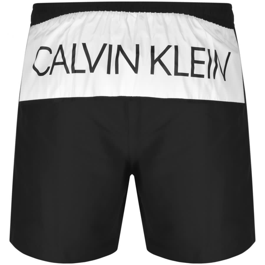Alternative Image for ProductCalvin Klein Logo Swim Shorts Black2