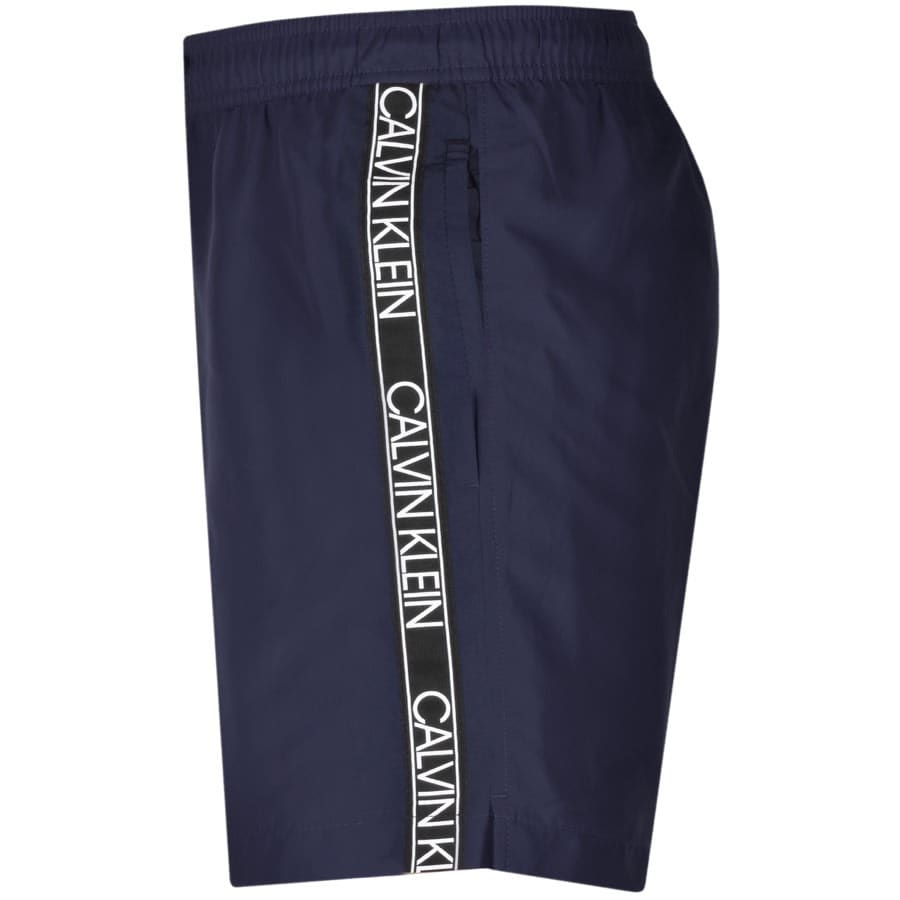 Alternative Image for ProductCalvin Klein Logo Swim Shorts Navy3