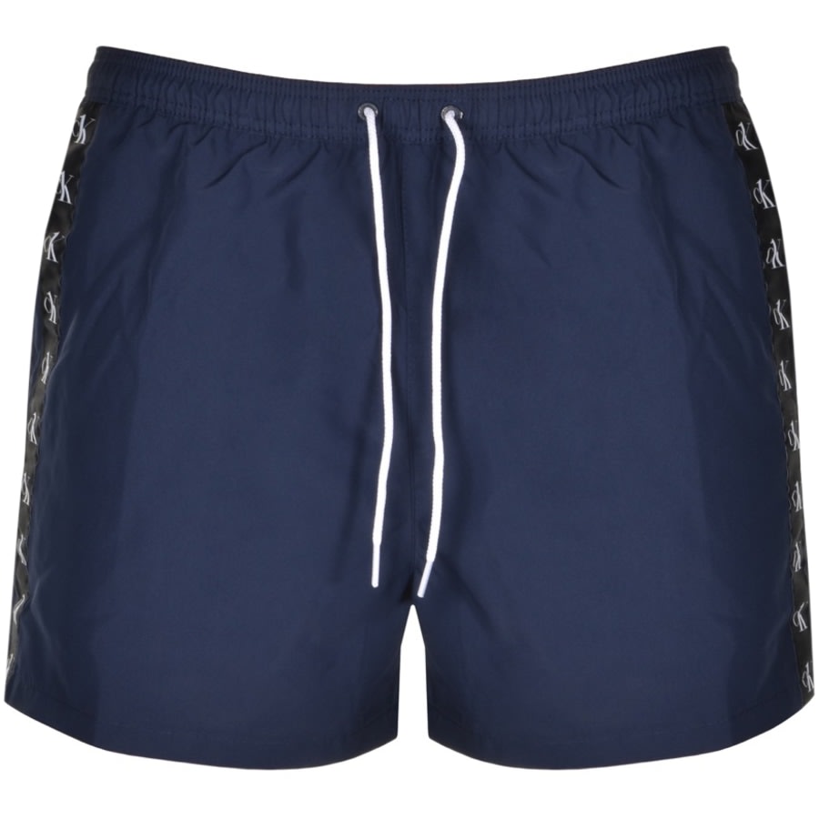 Alternative Image for ProductCalvin Klein Logo Swim Shorts Navy1