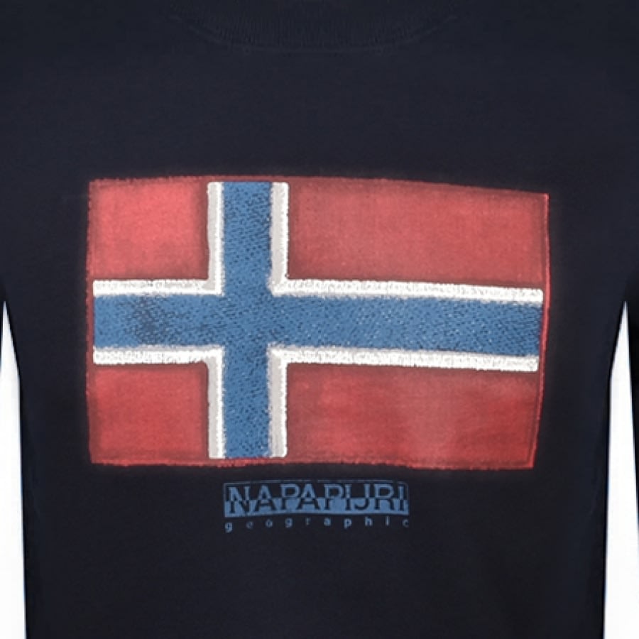 Alternative Image for ProductNapapijri Birol Crew Sweatshirt Navy3