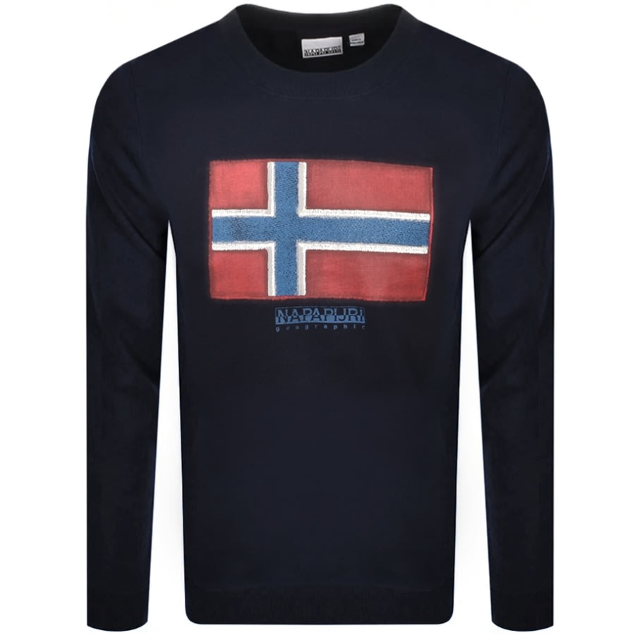 Alternative Image for ProductNapapijri Birol Crew Sweatshirt Navy1