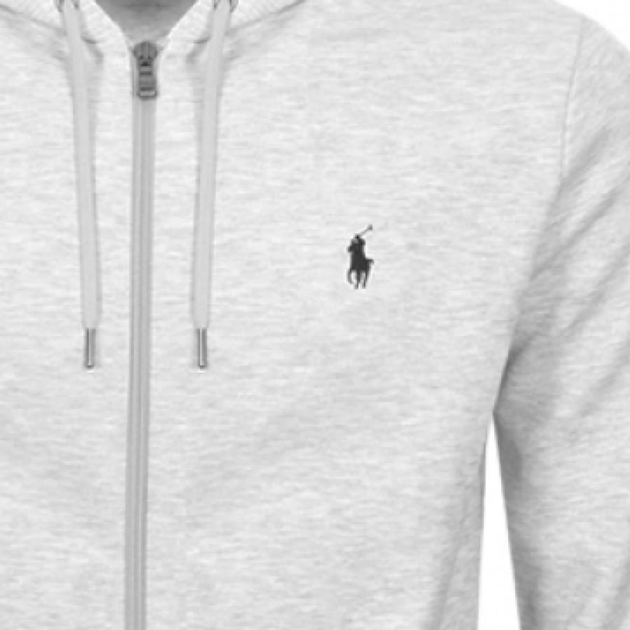 Alternative Image for ProductRalph Lauren Full Zip Hoodie Grey3