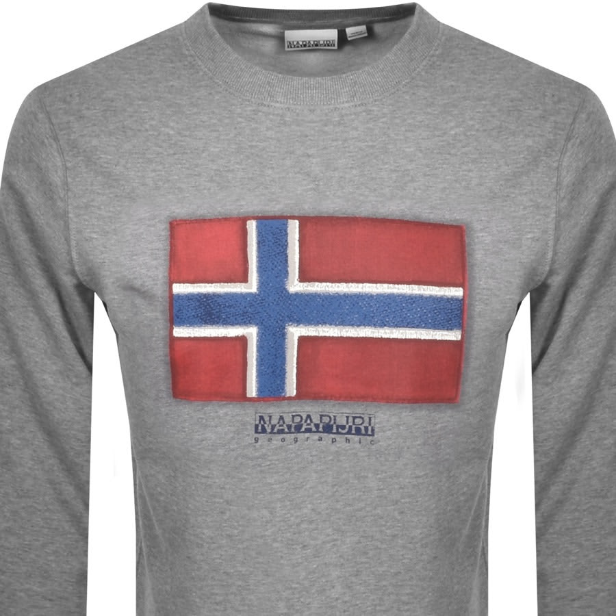 Alternative Image for ProductNapapijri Birol Crew Sweatshirt Grey2