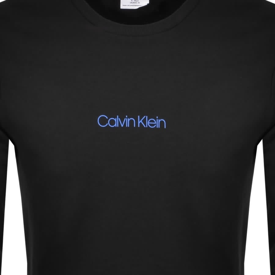 Alternative Image for ProductCalvin Klein Crew Neck Sweatshirt Black3