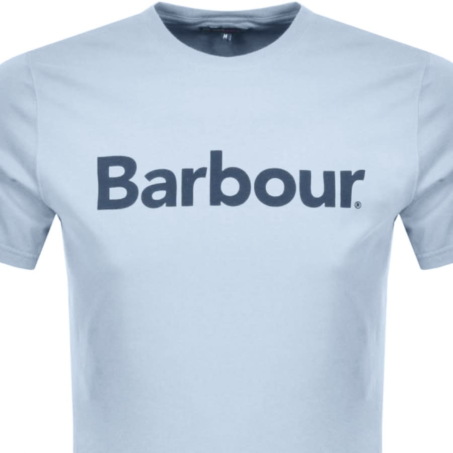 Alternative Image for ProductBarbour Logo T Shirt Blue2