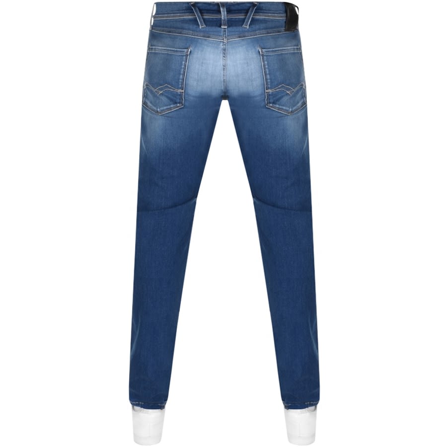 Alternative Image for ProductReplay Anbass Slim Fit Hyperflex Jeans Blue2