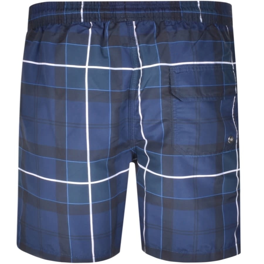 Alternative Image for ProductBarbour Tartan Swim Shorts Navy2