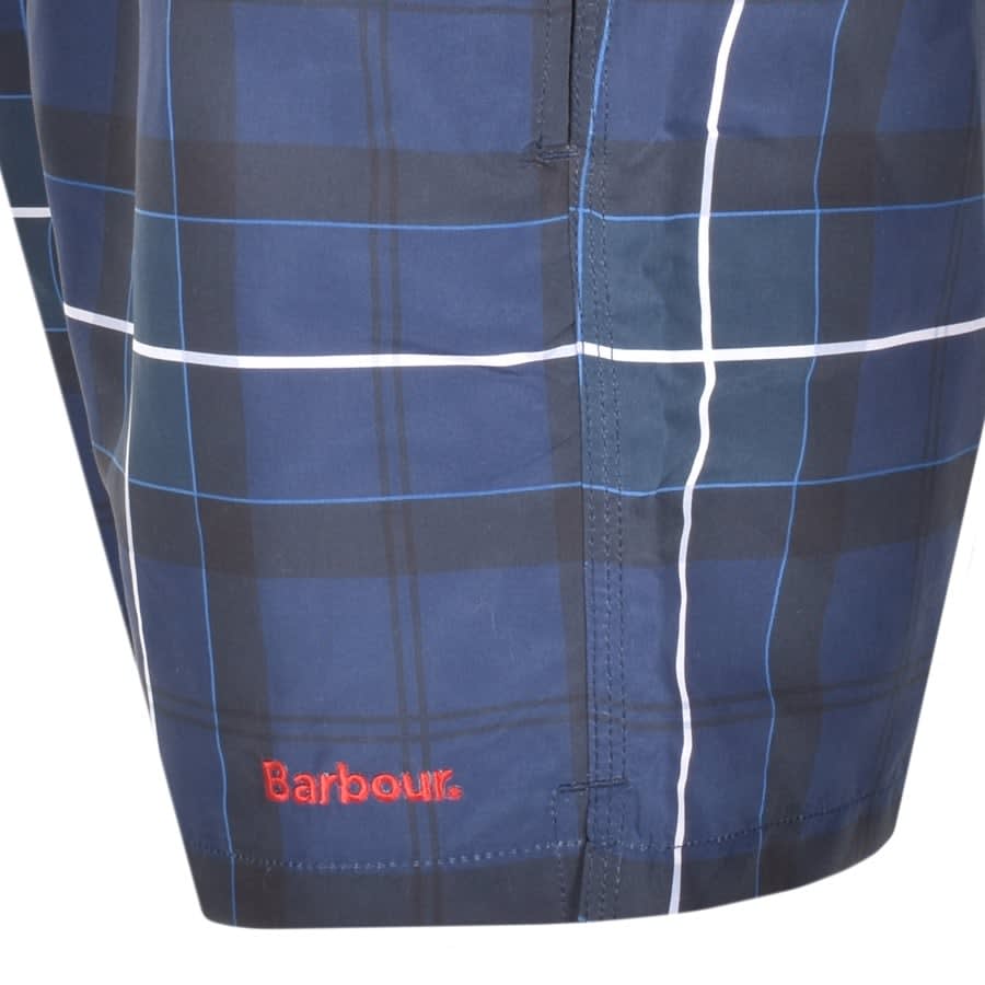 Alternative Image for ProductBarbour Tartan Swim Shorts Navy3