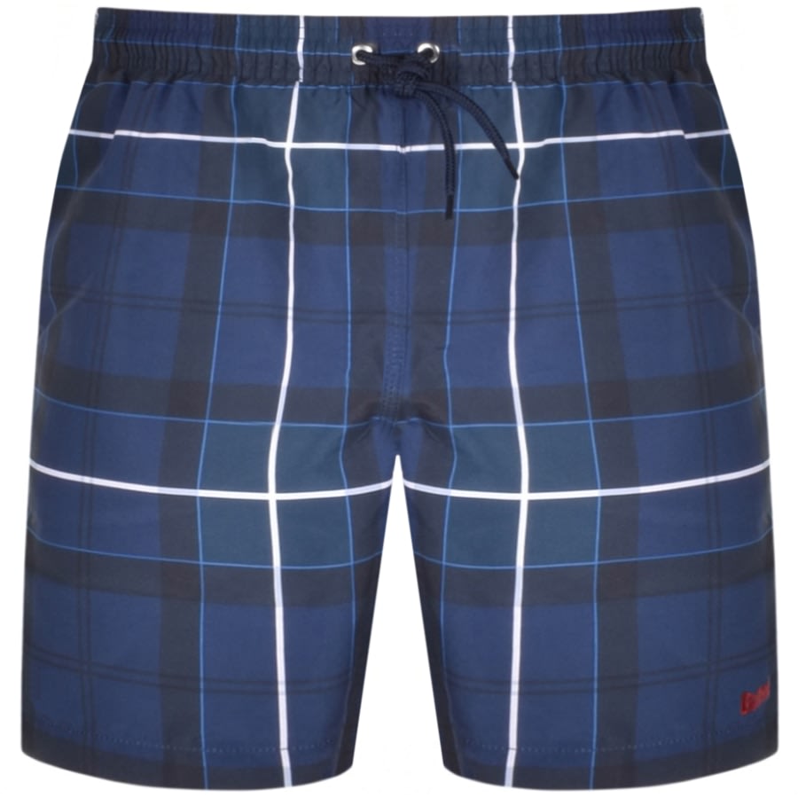 Alternative Image for ProductBarbour Tartan Swim Shorts Navy1