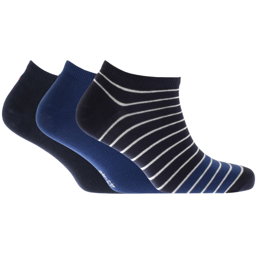 Alternative Image for ProductTommy Hilfiger Three Pack Trainer Socks Navy1