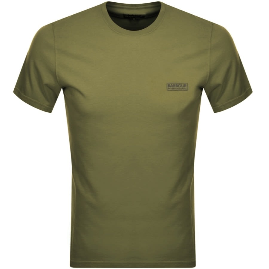 Alternative Image for ProductBarbour International Logo T Shirt Green1