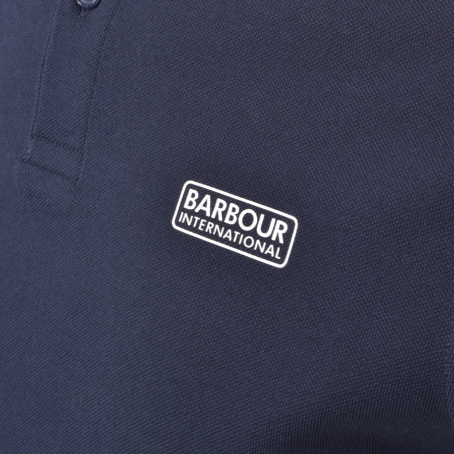 Alternative Image for ProductBarbour International Tipped Polo T Shirt Navy3