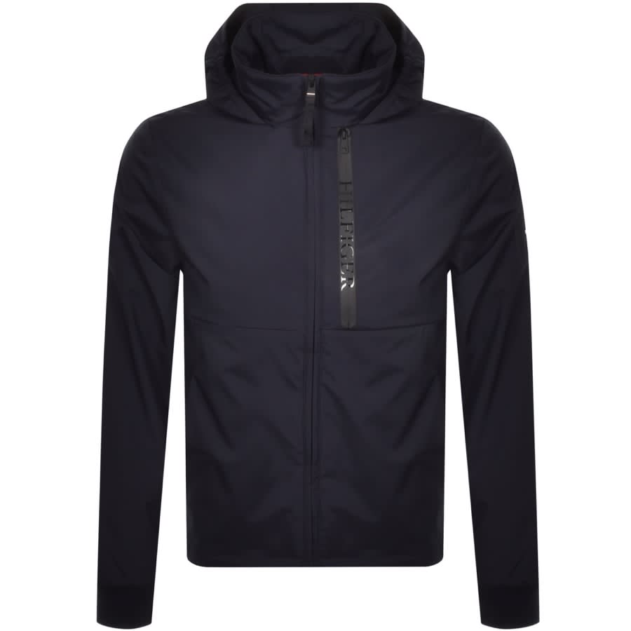 Alternative Image for ProductTommy Hilfiger Softshell Hooded Bomber Jacket Navy1