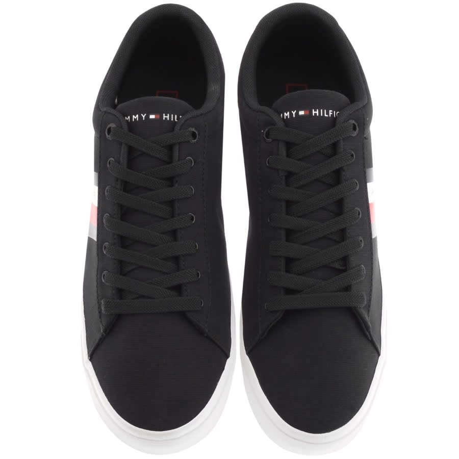 Alternative Image for ProductTommy Hilfiger Essential Stripes Trainers Black3