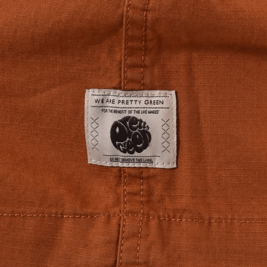 Alternative Image for ProductPretty Green Ripstop Overshirt Orange3