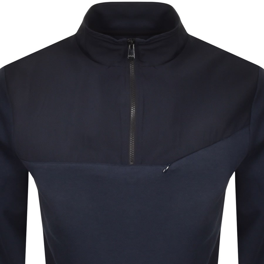 Alternative Image for ProductBarbour International Half Zip Sweatshirt Navy2