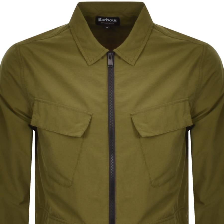 Alternative Image for ProductBarbour International Full Zip Overshirt Green2