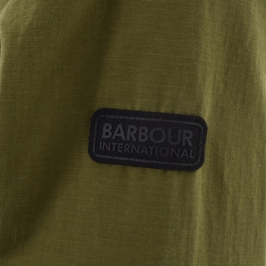 Barbour International Full Zip Overshirt Green | Mainline Menswear
