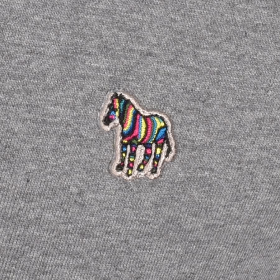 Alternative Image for ProductPS By Paul Smith Regular Full Zip Hoodie Grey3
