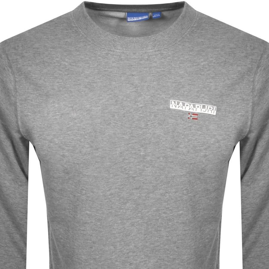 Alternative Image for ProductNapapijri B Ice Crew Sweatshirt Grey2