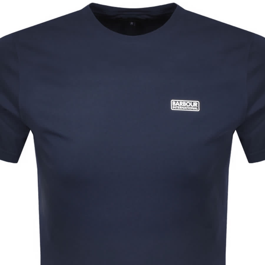 Alternative Image for ProductBarbour International Logo T Shirt Navy2