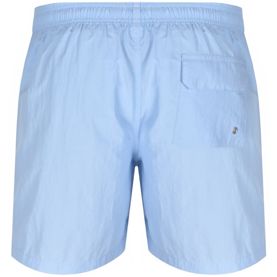 Alternative Image for ProductBarbour Logo Swim Shorts Blue2
