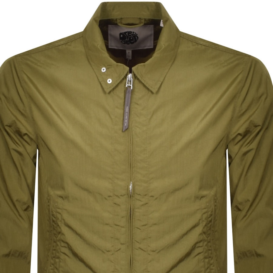 Alternative Image for ProductPretty Green Crinkle Nylon Jacket Khaki2