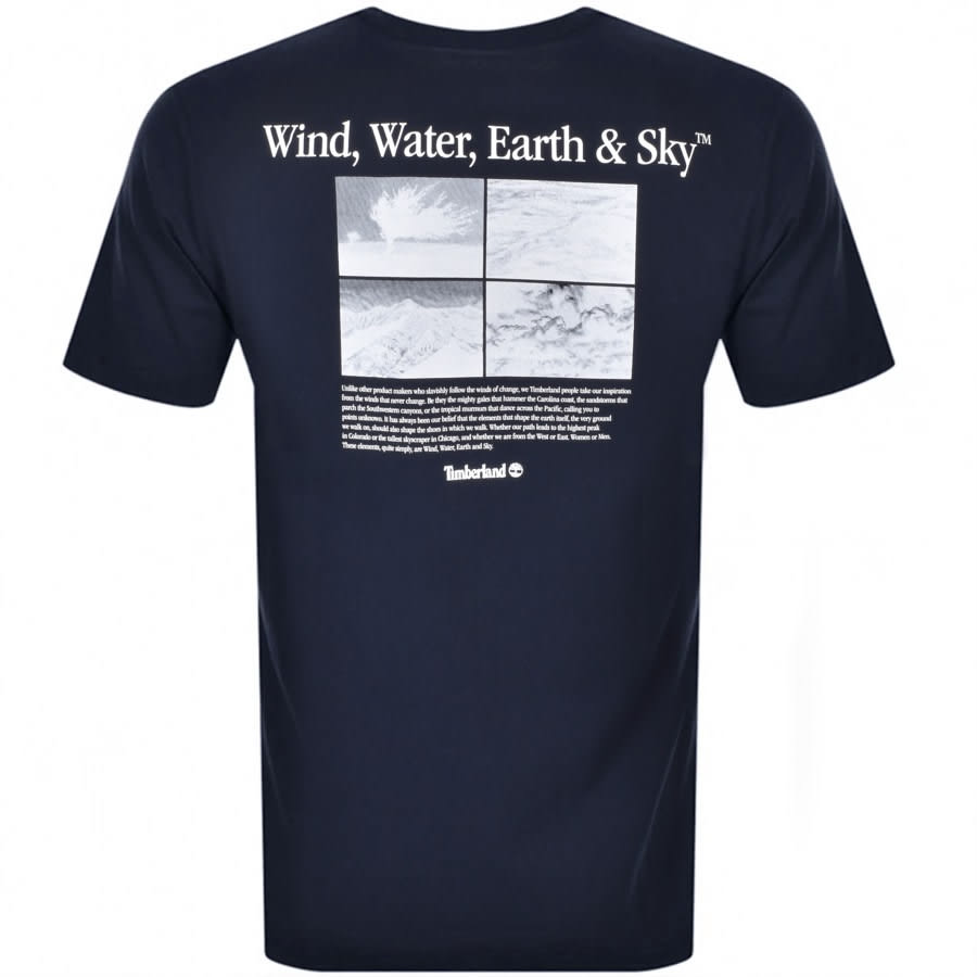 Alternative Image for ProductTimberland Arch Back Logo T Shirt White3