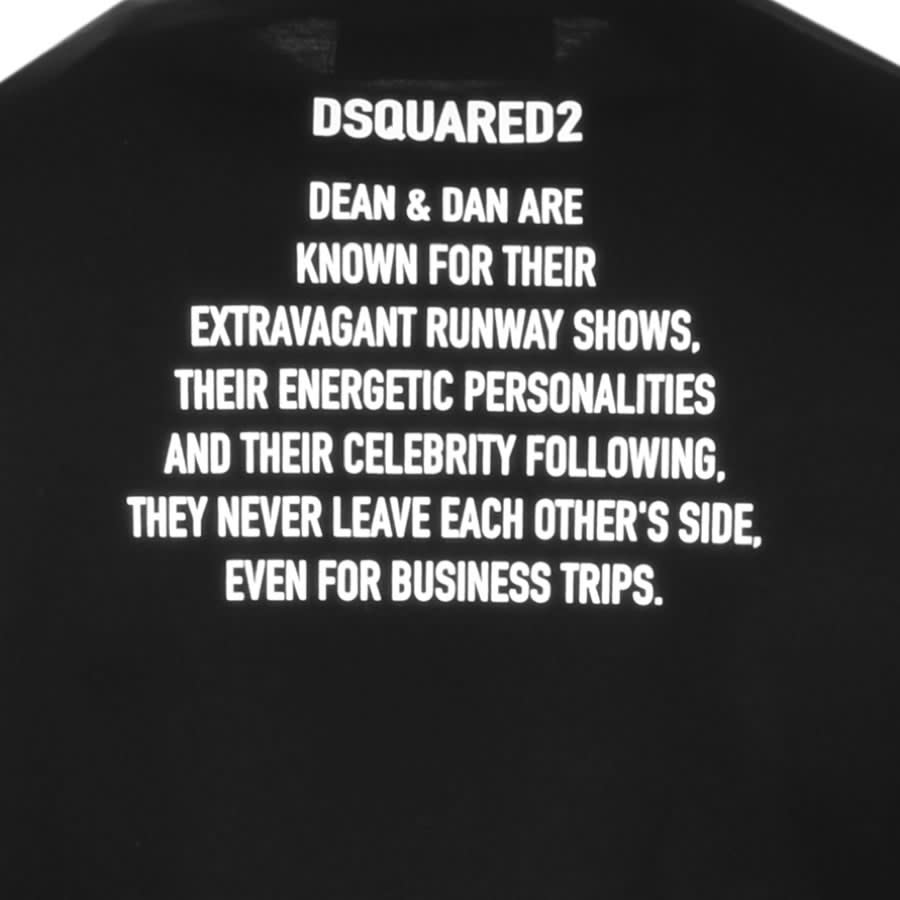 Alternative Image for ProductDSQUARED2 Leaf Logo T Shirt Black3