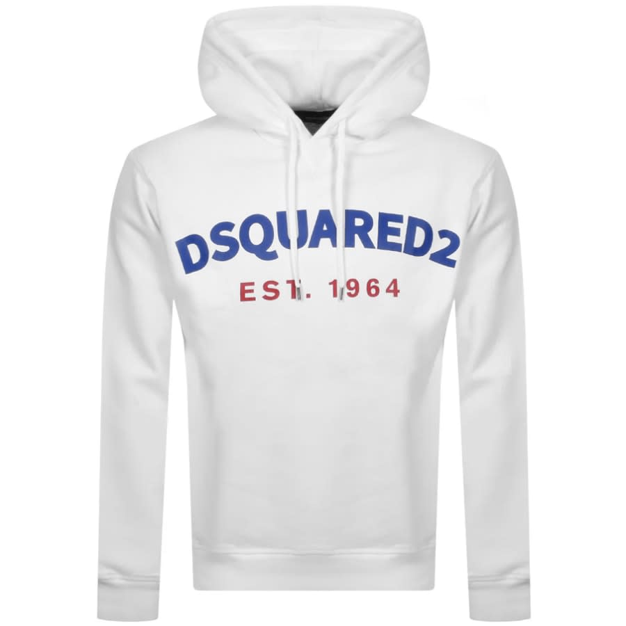 Alternative Image for ProductDSQUARED2 Est 64 Logo Hoodie White1