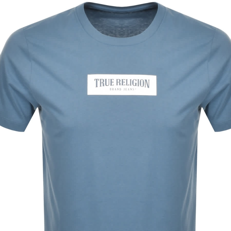 Alternative Image for ProductTrue Religion Box Logo T Shirt Blue2