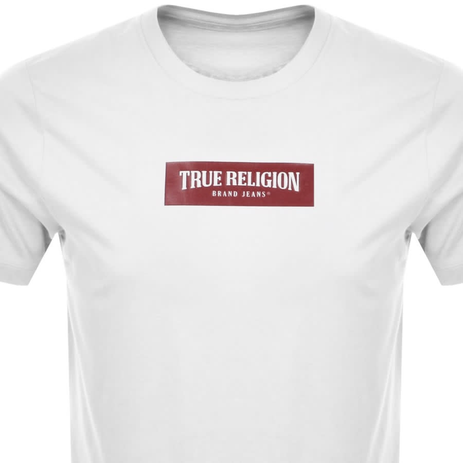 Alternative Image for ProductTrue Religion Box Logo T Shirt White2