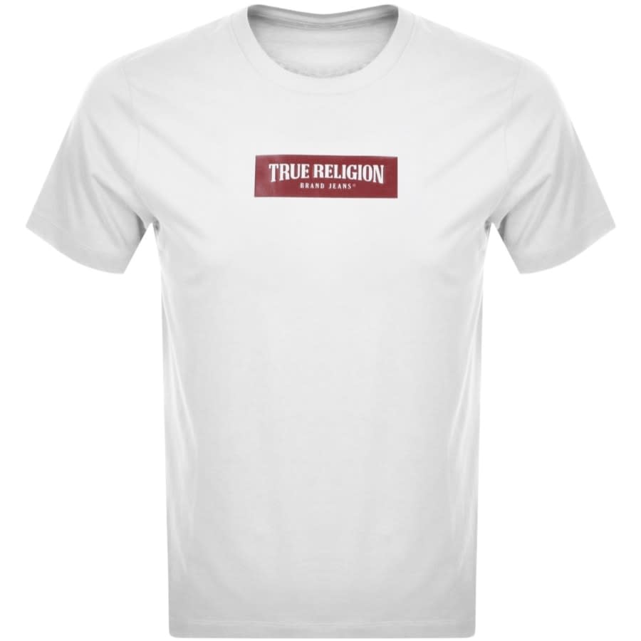 Alternative Image for ProductTrue Religion Box Logo T Shirt White1