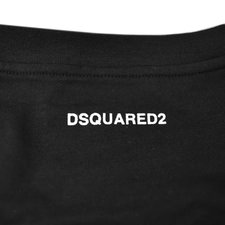 Alternative Image for ProductDSQUARED2 2 Pack T Shirts Black3