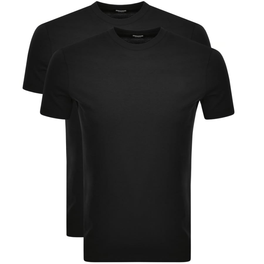 Alternative Image for ProductDSQUARED2 2 Pack T Shirts Black1