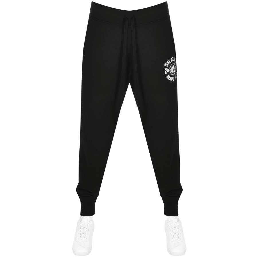 Alternative Image for ProductTrue Religion Logo Jogging Bottoms Black1