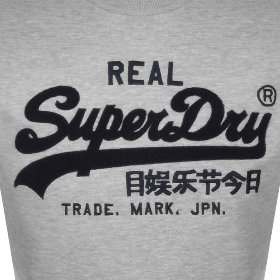 Alternative Image for ProductSuperdry Vintage Chenille Sweatshirt Grey3