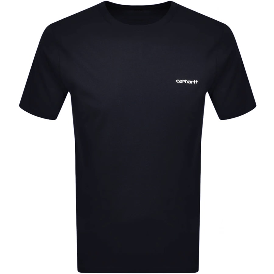 Alternative Image for ProductCarhartt Script Short Sleeved T Shirt Navy1