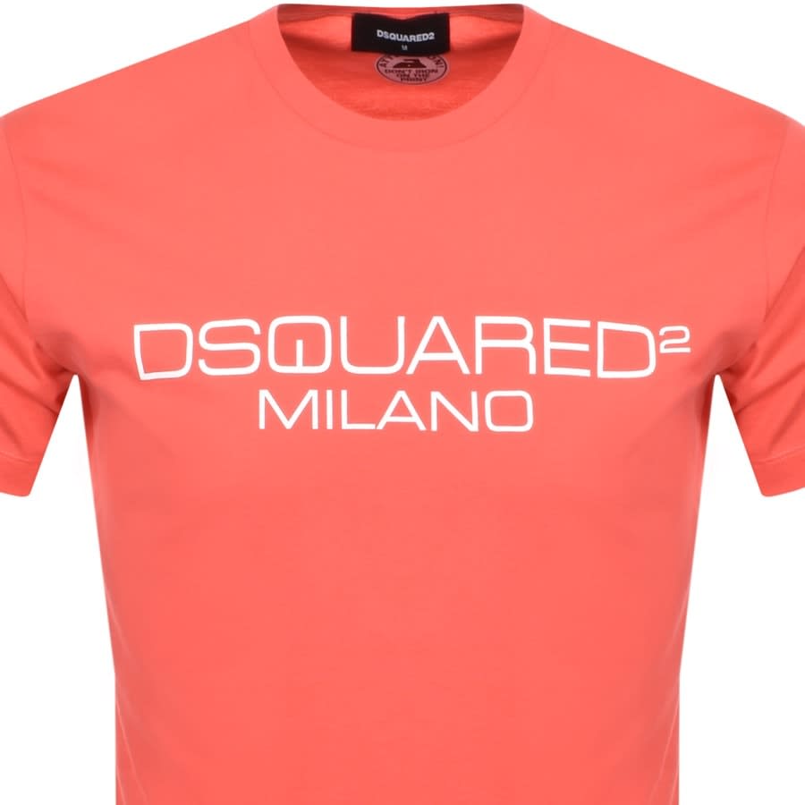 Alternative Image for ProductDSQUARED2 Milano Logo T Shirt Red2
