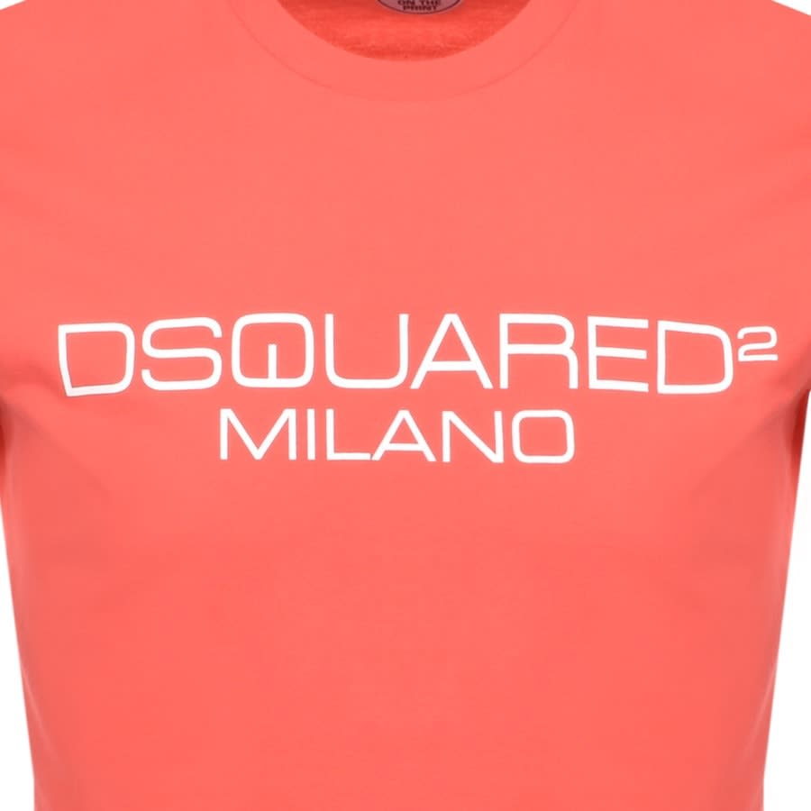 Alternative Image for ProductDSQUARED2 Milano Logo T Shirt Red3
