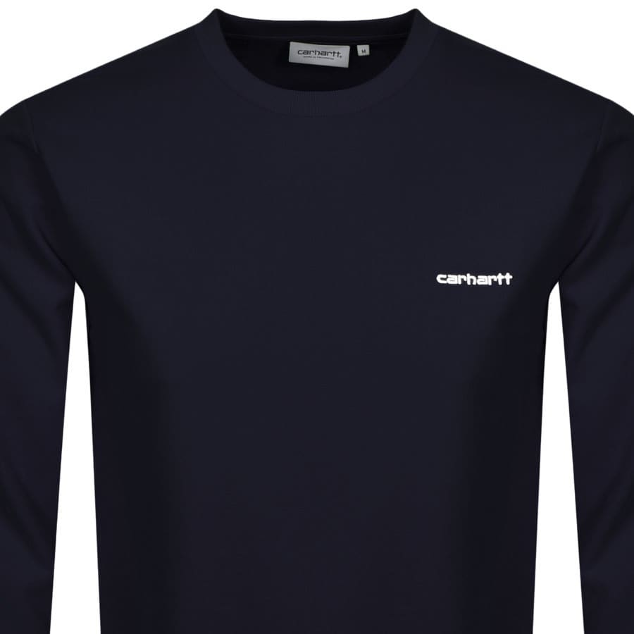 Alternative Image for ProductCarhartt Script Sweatshirt Navy2