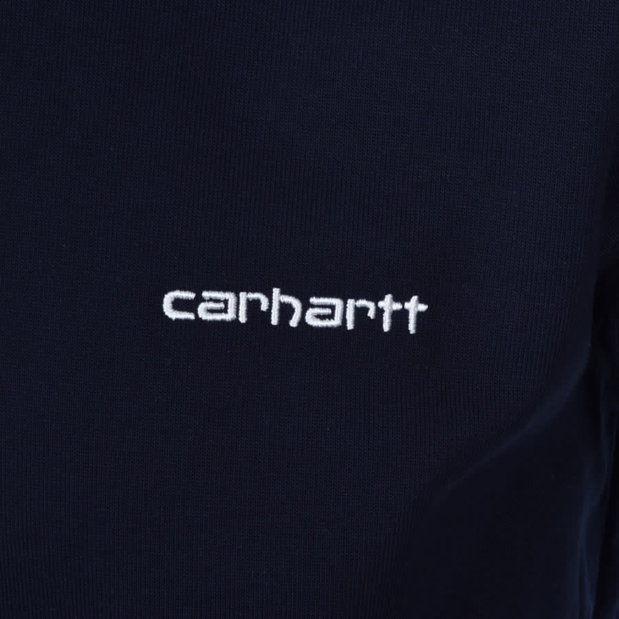 Alternative Image for ProductCarhartt Script Embroidery Logo Hoodie Navy3