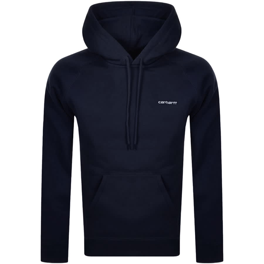 Alternative Image for ProductCarhartt Script Embroidery Logo Hoodie Navy1