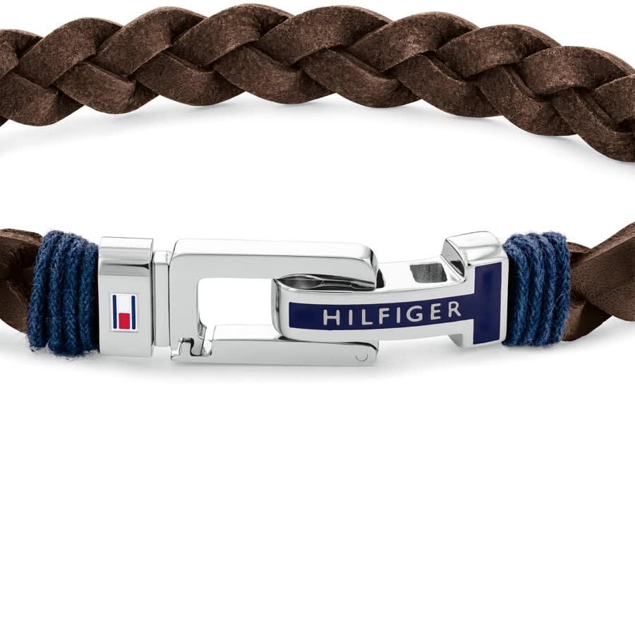 Alternative Image for ProductTommy Hilfiger Braided Leather Bracelet Brown2