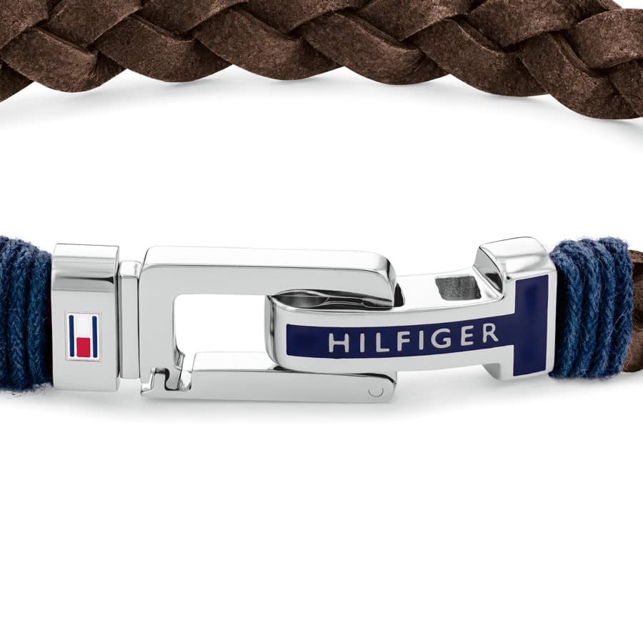 Alternative Image for ProductTommy Hilfiger Braided Leather Bracelet Brown3