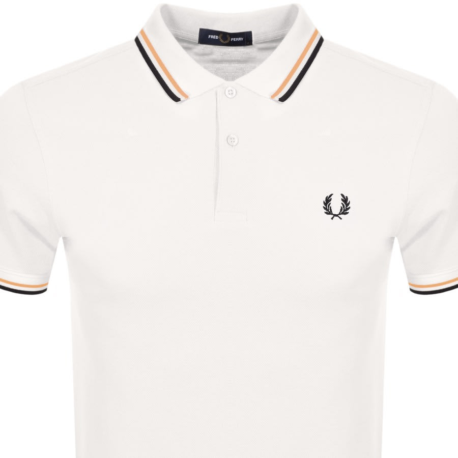 Alternative Image for ProductFred Perry Twin Tipped Polo T Shirt White2