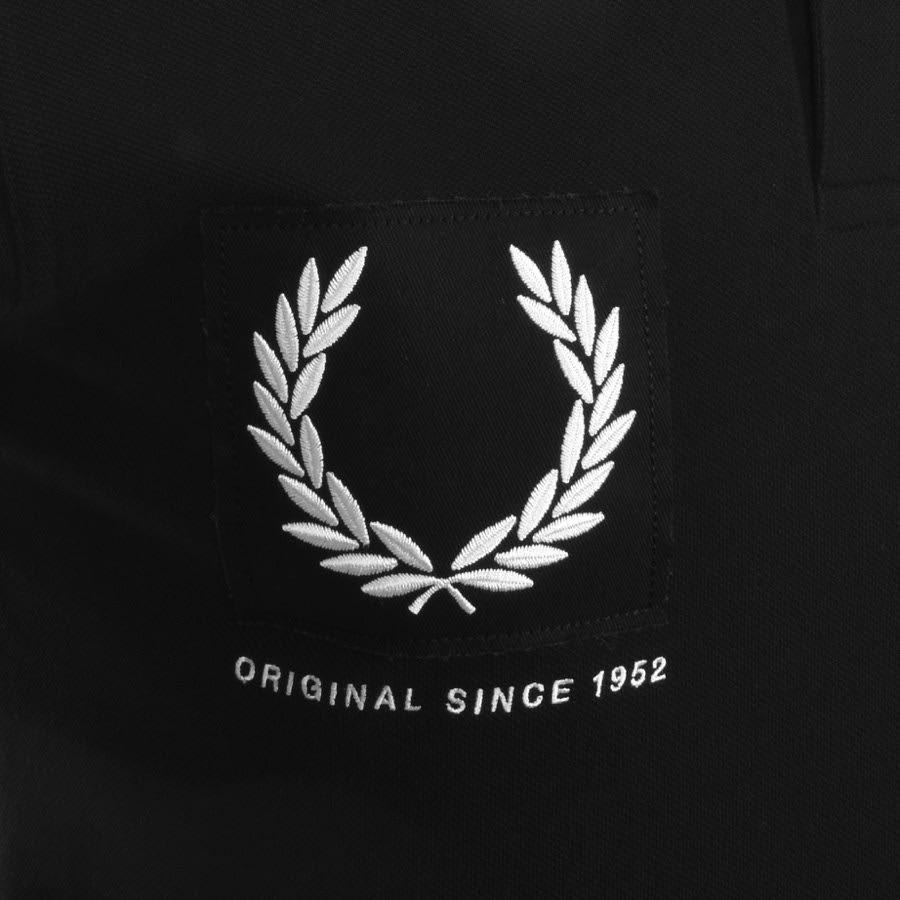 Alternative Image for ProductFred Perry Logo Patch Polo T Shirt Black3