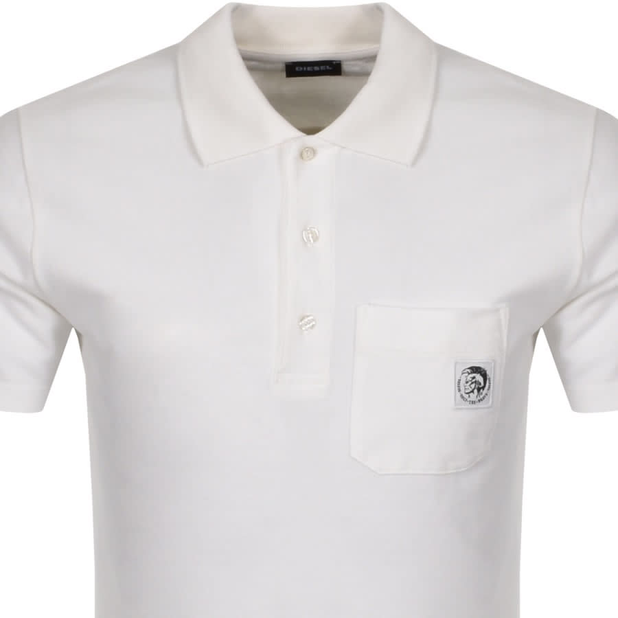 Alternative Image for ProductDiesel Worky Polo T Shirt White2
