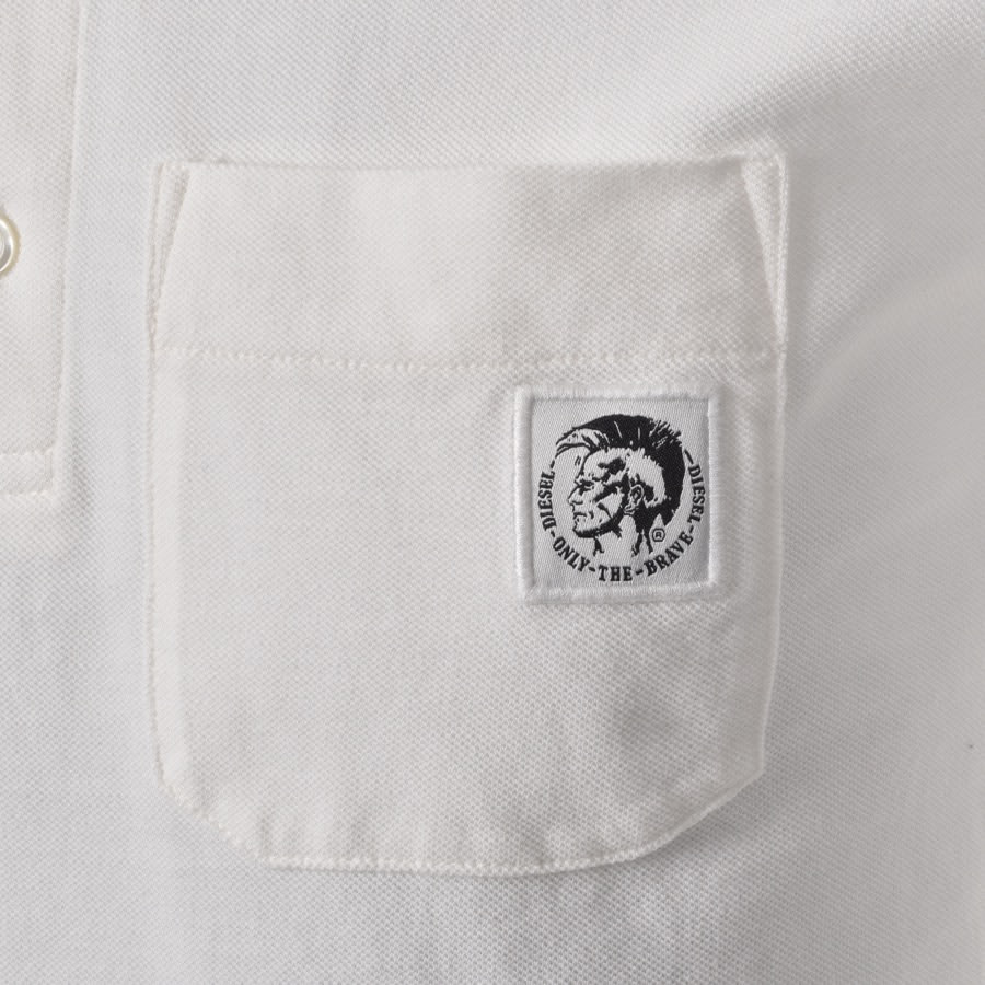 Alternative Image for ProductDiesel Worky Polo T Shirt White3