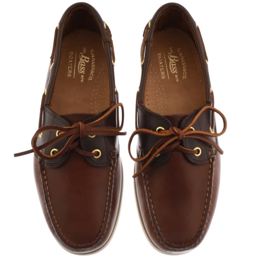 Alternative Image for ProductGH Bass Weejun Jetty II Leather Boat Shoes Brown3